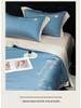 Luxury Washable Ice Silk Summer Quilt Set - Cool, Embroidered, Lightweight Four-Piece Bedding for Air Conditioning