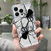 Malovaný pouzdro na telefon s pavoukem pro pouzdra iPhone 11 iPhone 11 13 15 Pro Max 14 Plus 12 XR X Xs 7 8 15pro 13pro Silikonové kryty Funda