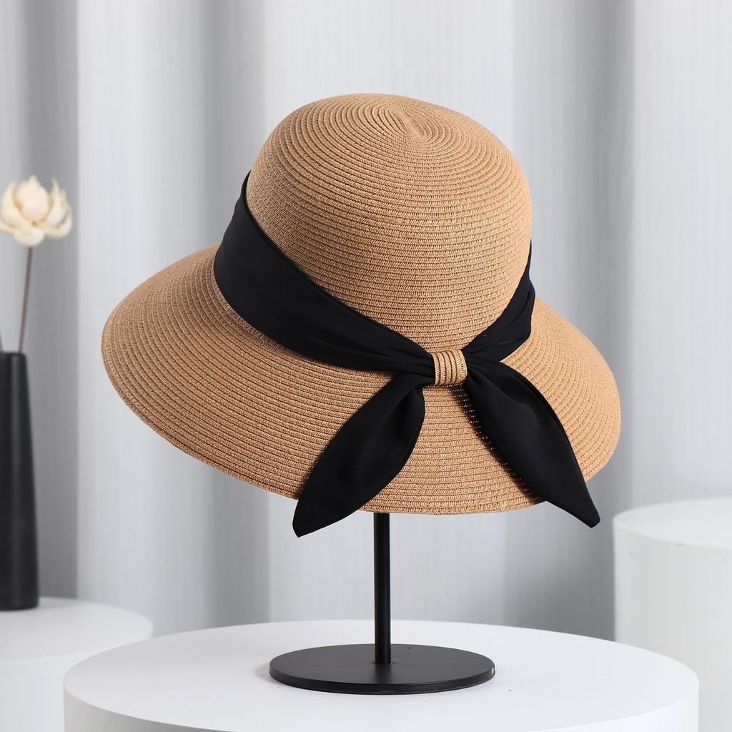 Summer Women's Hats Sunshade and Sun Protection Hats Big Seaside Vacation Straw Hats Travel Sun Hats