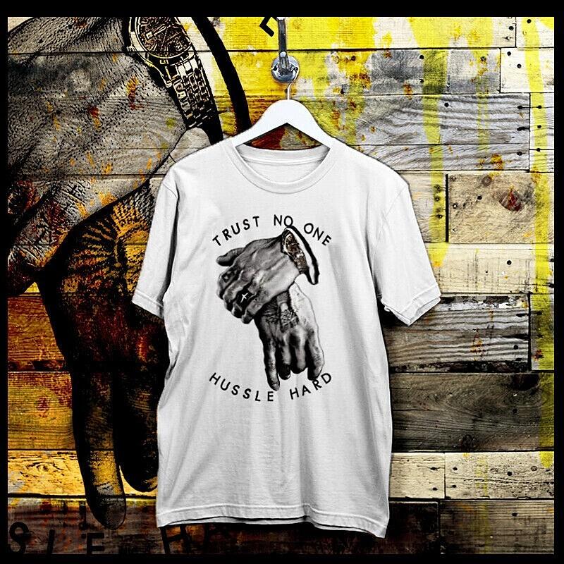 

Trust no one t-shirt mobster gangster criminal kingpin mob mafioso thug hustle L