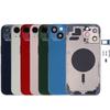 10Pcs Replacement For 13 14 15 Pro Max Mini Plus Back Housing Cover Battery Glass Rear Door Chassis Frame Carcasses Body