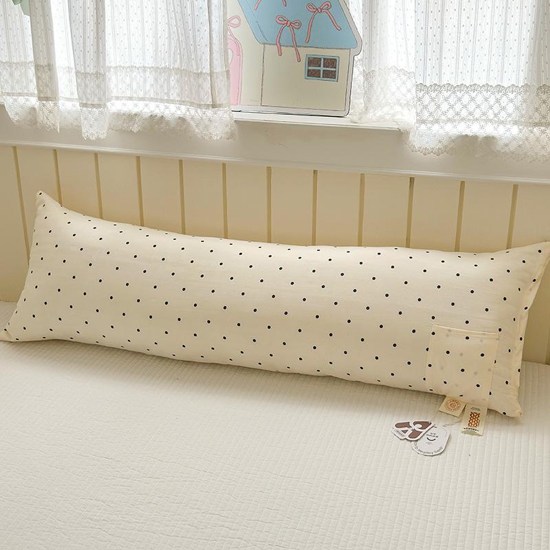 Cartoon Print Pregnant Women Side Sleeper Leg Clamp Pillow Cute Long Body Pillow with Phone Pocket for Sofa Backrest Kids Room Cushion with Core