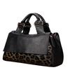 Große Handtasche mit Leopardenmuster