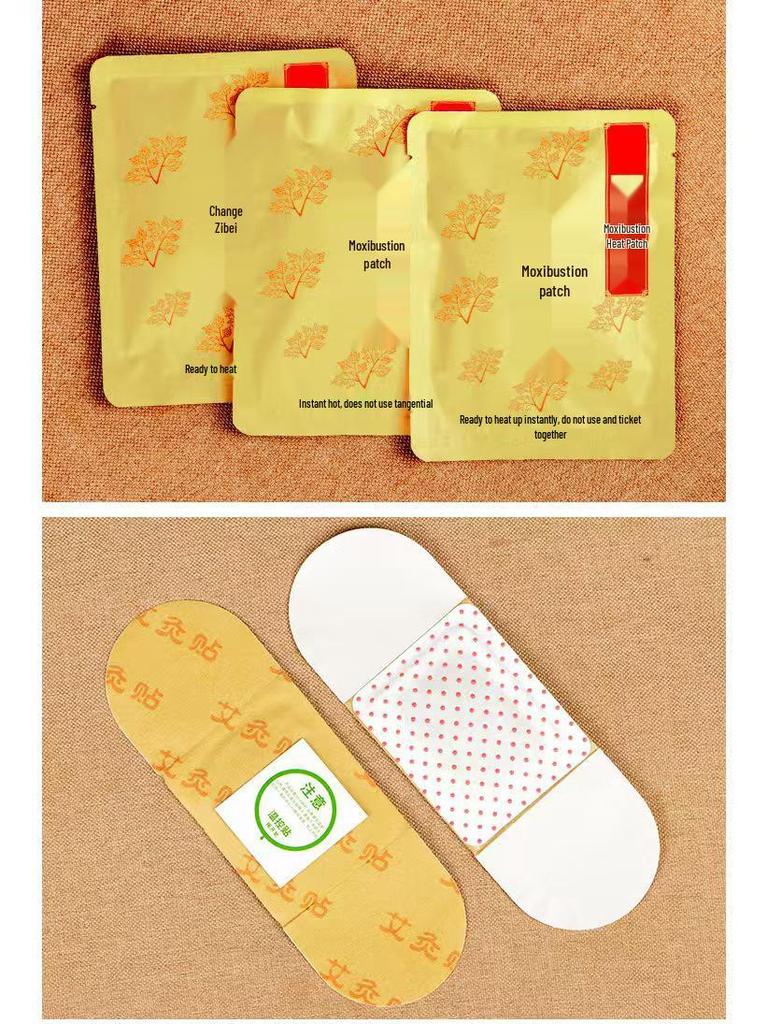 Mugwort Warm Patch: Steam Heat Pack for Waist, Lumbar, Knee, Neck, Shoulder, and Uterus.