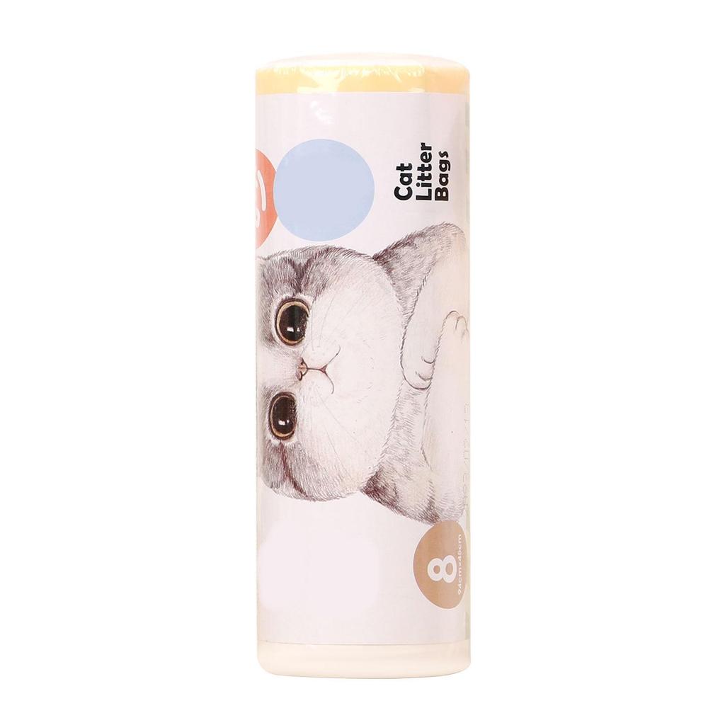 Automatic Closure Cat Litter Drawstring Bags - Thick, Plastic, Poop Bags