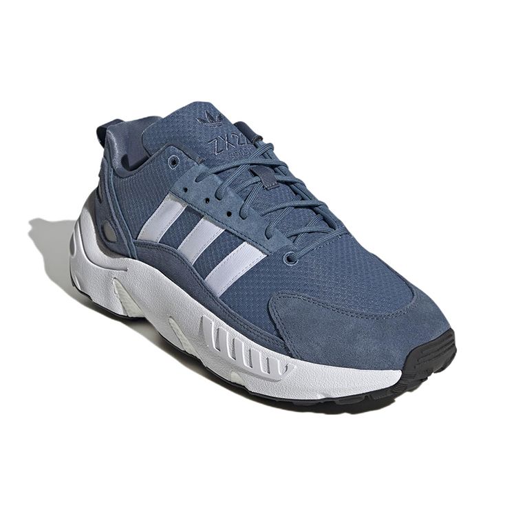 Adidas Originals ZX 22 Boost Comfortable Durable Low-Top Casual Running Shoes Unisex Sneakers Navy-Blue GY1623