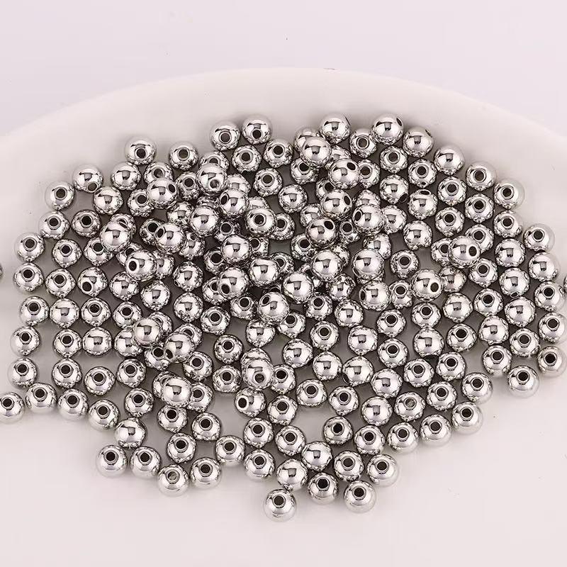 ABS Electroplated CCB Spacer Beads for DIY Jewelry Making