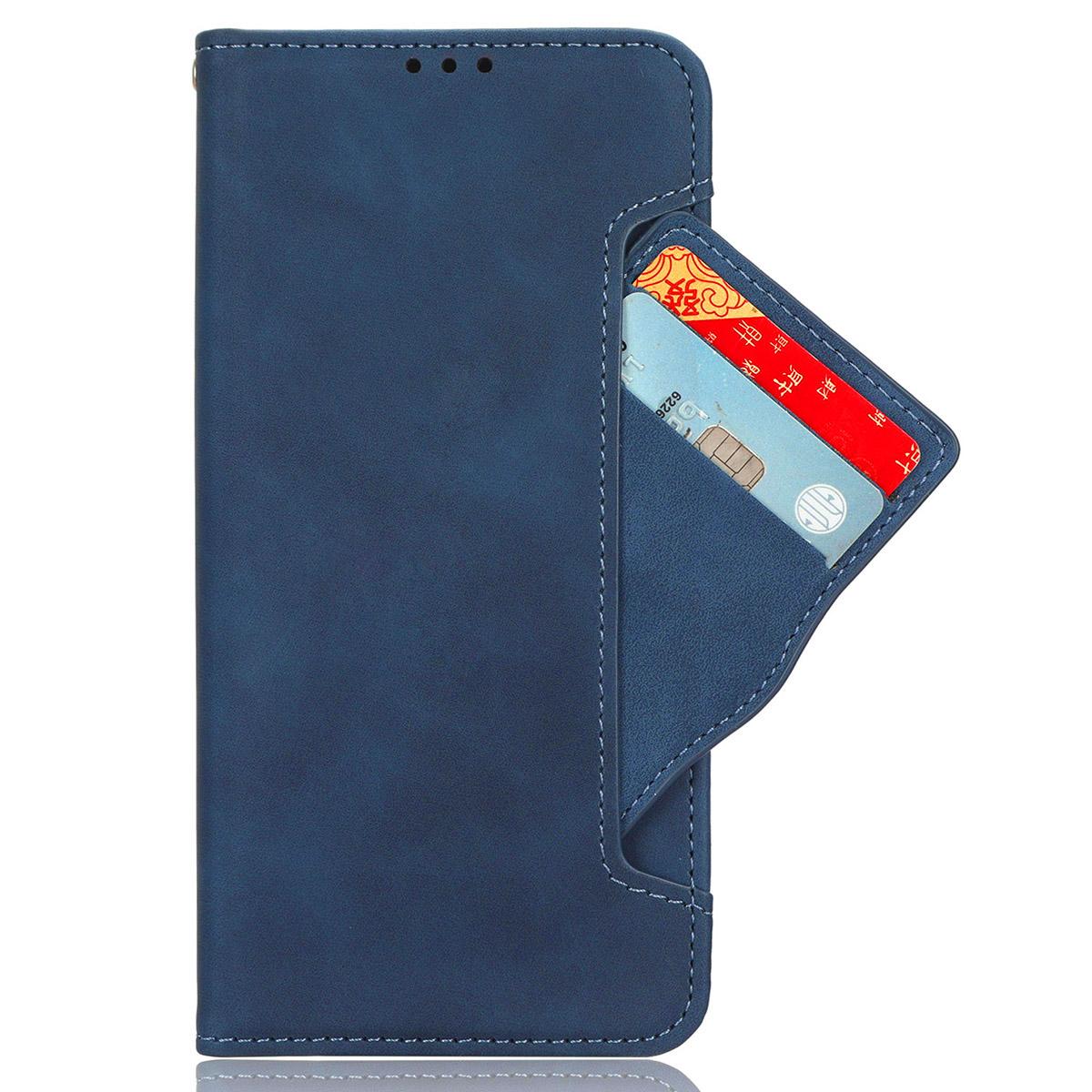 

For iPhone 16 Plus Leather Case Phone Wallet Cover with Multiple Card Slots Pink