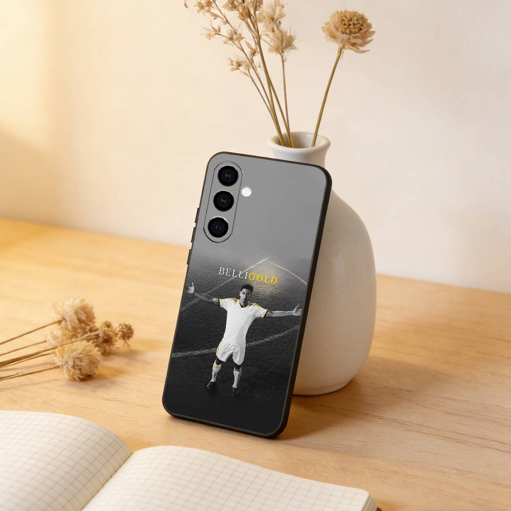 

Football J-Jude B-Bellinghams Phone Case For Samsung Galaxy A73,A72,A71,A70,A53,A52,A51,Soft Silicone Black Cover Samsung a72