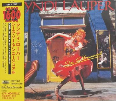 CD CYNDI LAUPER  Shes So Unusual ESCA7619 Epic 1996 Japan ObiRock Used