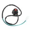 22mm Motorcycle Kill Switch 64cm Wire Length Universal Motorbike Engine Kill Stop Switch Horn Button Red