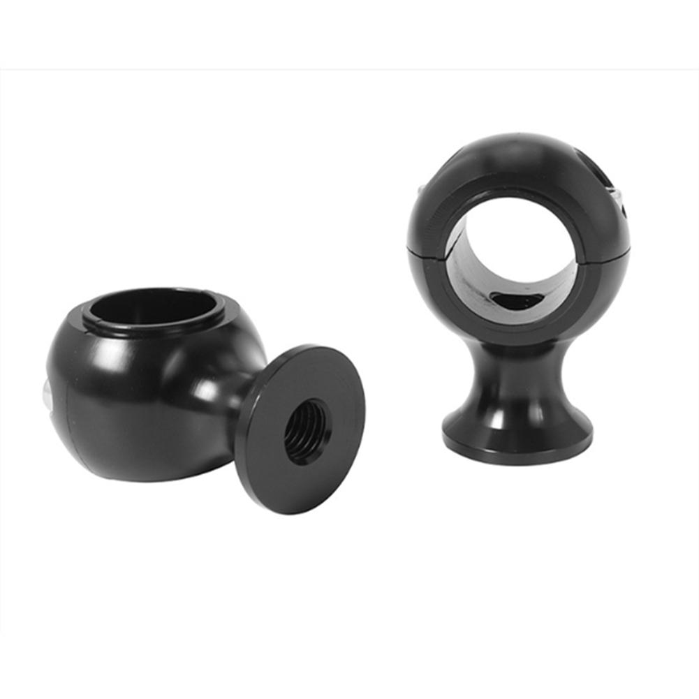 A16P-Motorcycle Handlebar Risers Clamp Heightening Mount For Honda Shadow Dyna Chopper Bobber Universal Black 25mm