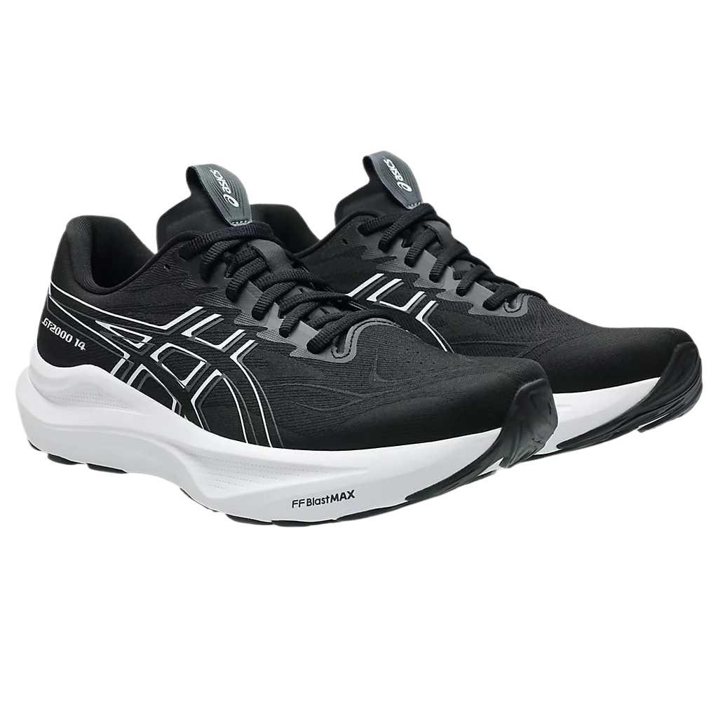 Asics GT 2000 14 Black White Men Sneakers 1011C056-001