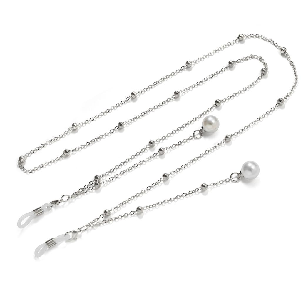 Sunglasses Masking Chains For Women Acrylic Pearl Crystal Eyeglasses Chains Lanyard Glass New Fashion Jewelry Wholesale