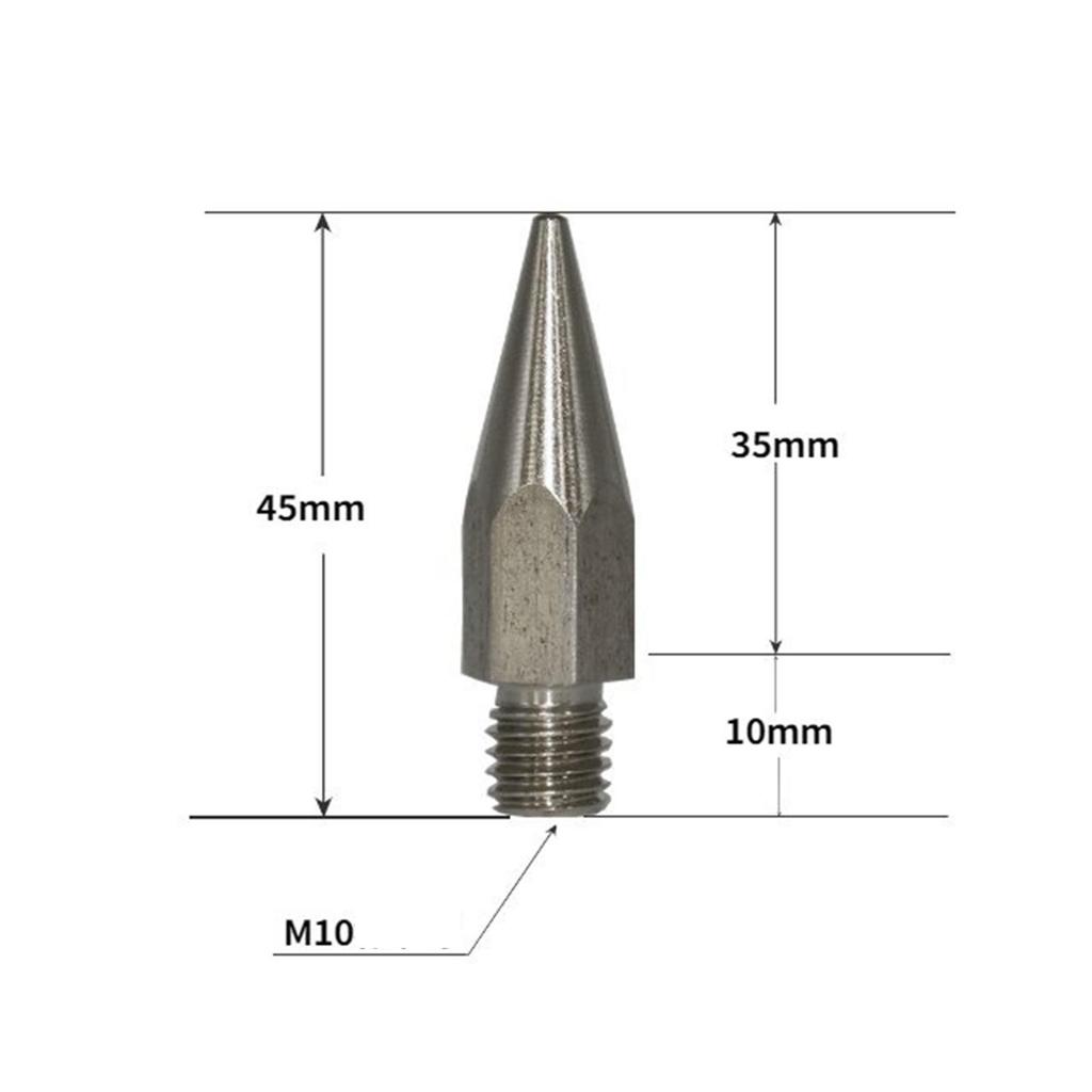 Prism Replacement Point Supply Heavy Duty Replaceable Tip Tip of Prism Pole