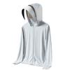 Original yarn ice silk sunscreen clothing for women upf10 + removable brim cool jacket UV protection cycling sunscreen clothing for men