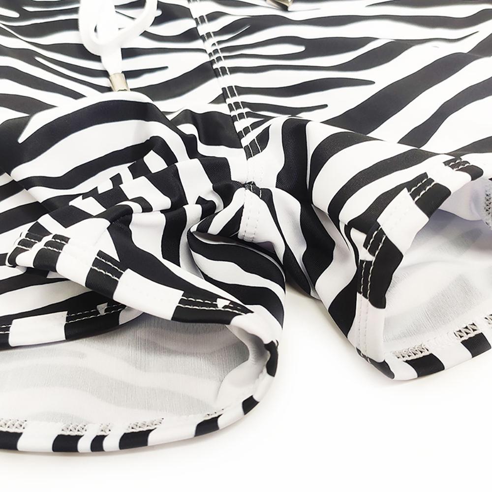 მამაკაცის საცურაო ტრუსები ჩემოდნები ზებრა-ზოლიანი მჭიდრო მორგებული სექსუალური საცურაო კოსტიუმები პლაჟის ტანსაცმელი სათრიმლავი სერფინგის სპორტული დარბაზი