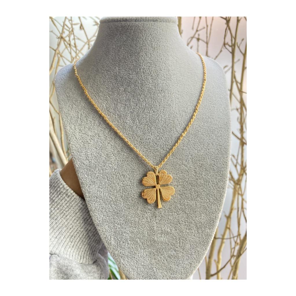 Women's Gold Plated Solid Brass Colorfast Necklace