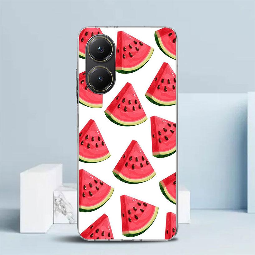 Watermelon Summer Fruit Phone Case For Xiaomi Poco F7 Ultra X5 X6 X7 Pro M7 Redmi 15C 15 13C 13 12C 12 10C 10 10A 9 9C 9A 9T Cov