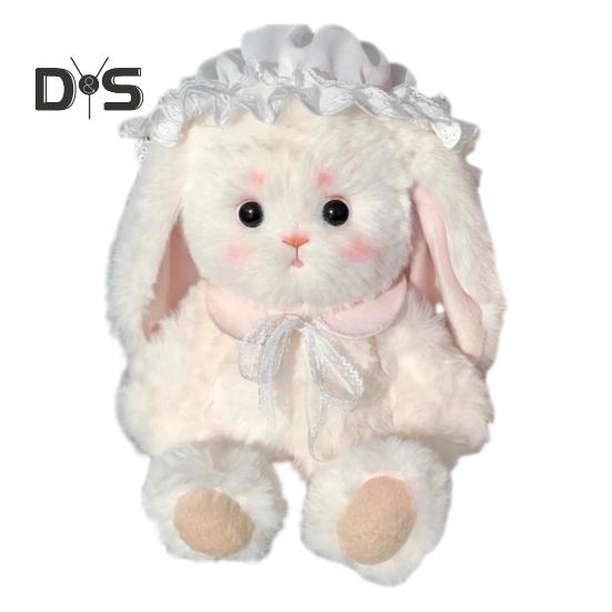 

Плюшевая кукла кролик, мягкие игрушки для детей, милая игрушка кролик, пушистая мягкая игрушка кролик с мягкими ушками, пасхальные подарки на День святого Валентина 28cm