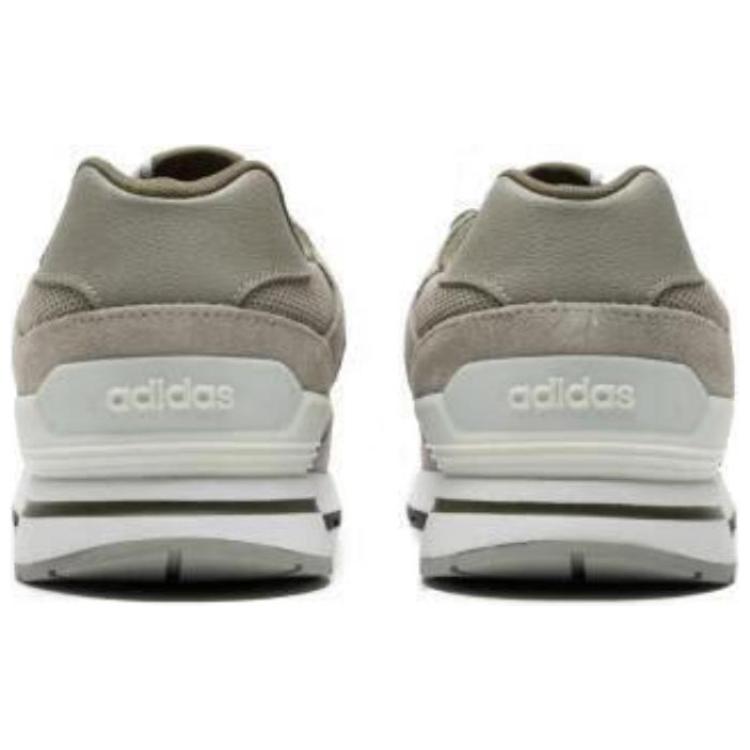 adidas Neo Run 80S Comfortable Versatile Shock Absorbing Non-Slip Durable Breathable Lightweight Low-Top Casual Shoes Men Sneaker Gray HP6114