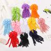 1pcs Baby Girls Hair Ties Grosgrain Ribbon Curly Korker Hair Bows Elastic Rubber Bands Ponytail Holders for Kids Children Gift