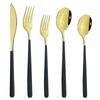 5/10/20-tlg. buntes Geschirr-Besteck-Set 304 Edelstahl-Besteck-Set Spiegelmesser Gabel Löffel Geschirr-Set Küchensilber