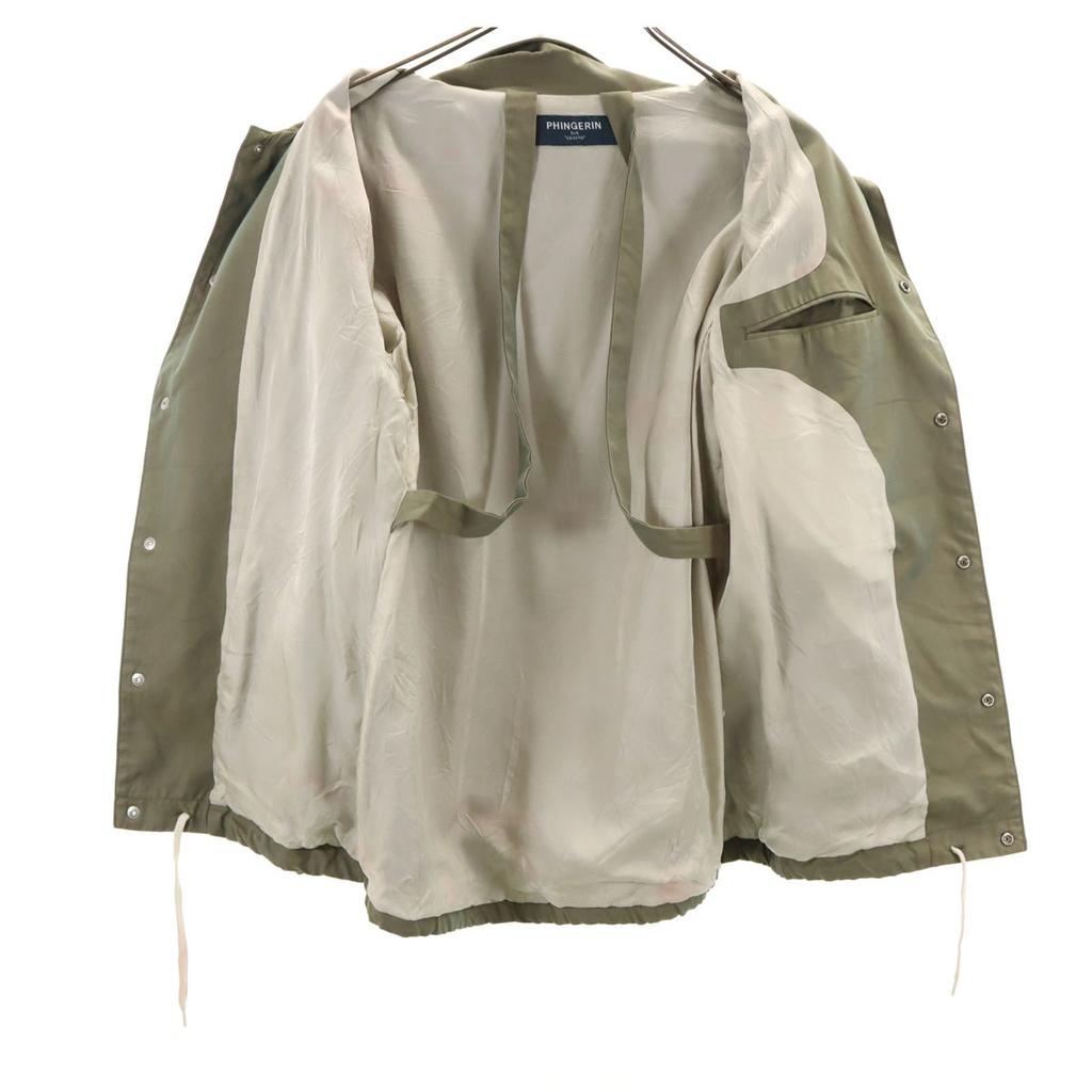 PHINGERIN Made In Japan Coach Jacket S Khaki Green Men's Used