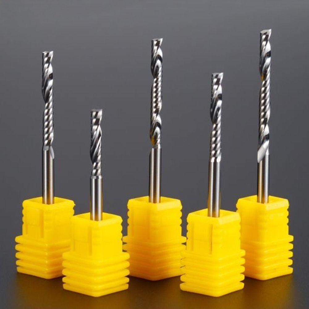 Aluminum Cutting Tool End Mill Cutter Bits Single Flute End Mill Woodworking Tools Mill Cutter