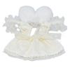 Changing Dressing Game Lace Dress Suit Plush Rabbit Ear Headsress  10CM/20CM Doll