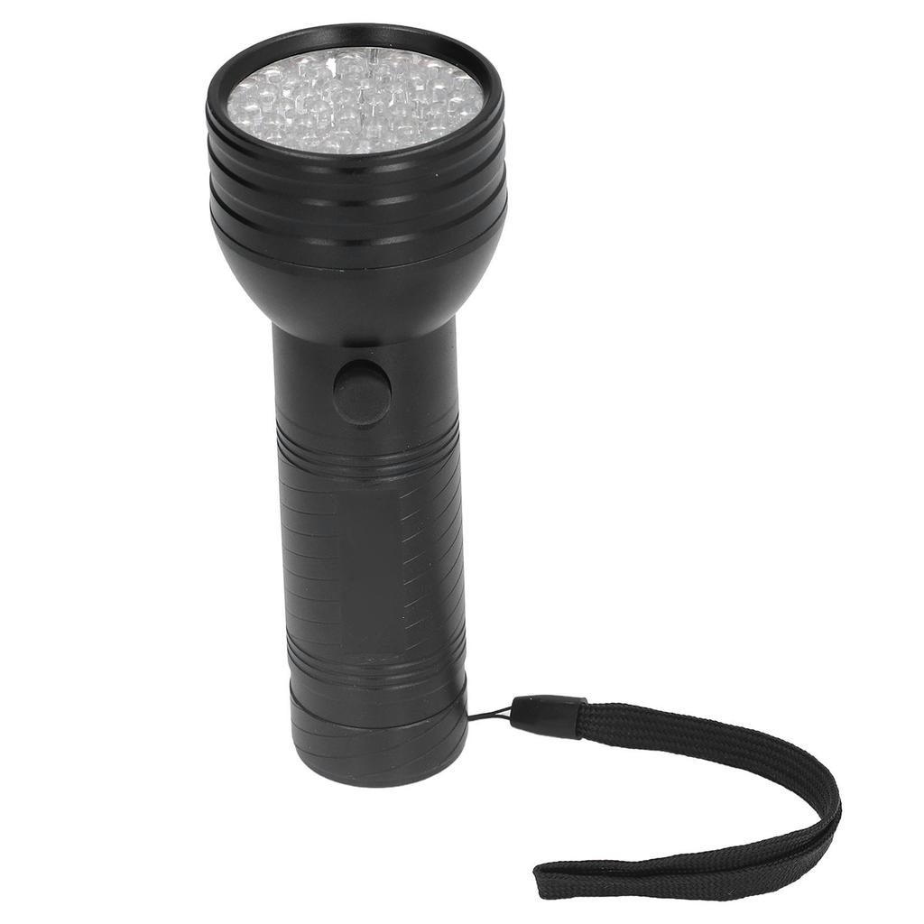 UV Flashlight 51 LED 395nm Waterproof Large Irradiation Range Excellent Performance Fluorescent Detection Supplies