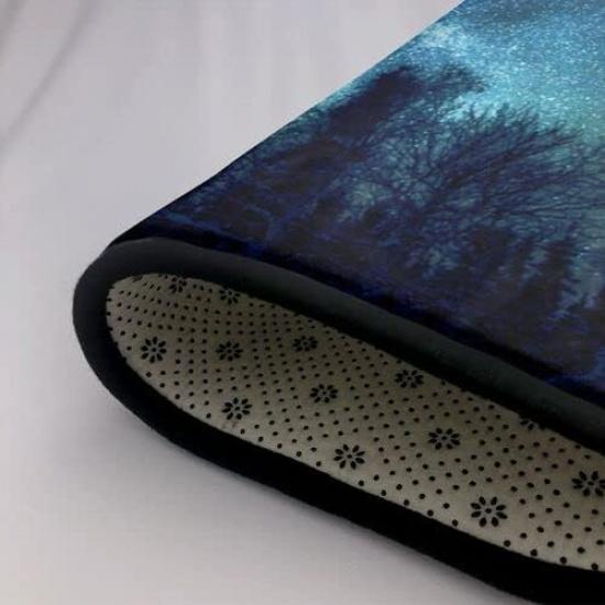 

Приветственный коврик Сасквотч - Коврик для входа для верящих в Бигфута, 16x24 дюйма