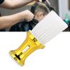 Ergonomic Handle Hair Sweeping Brush Gold Barber Brush  Beauty Salon