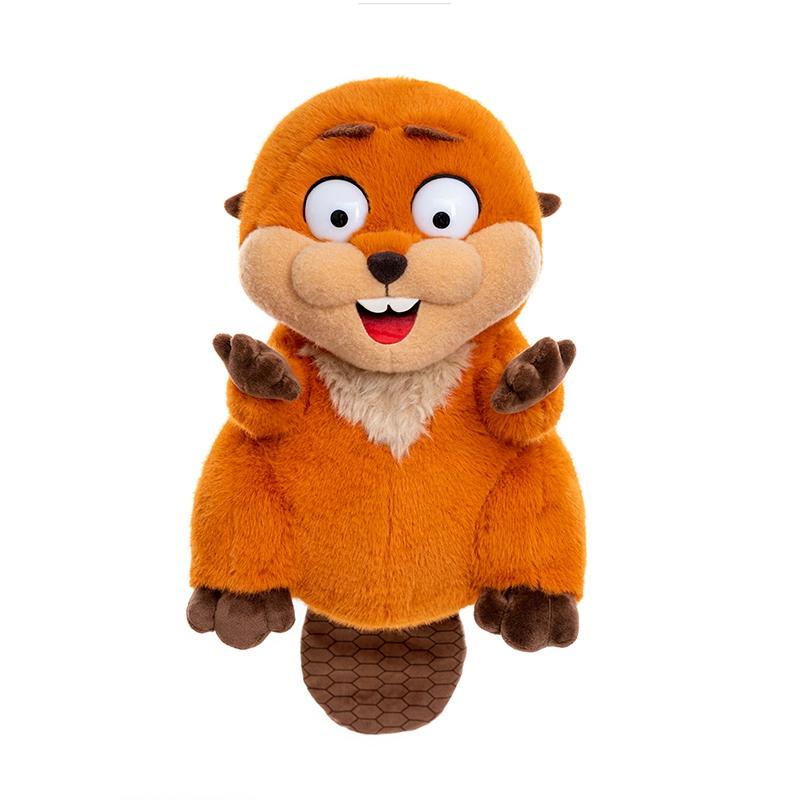 23~38cm Brauner Cartoon Biber Puppe Plüschtier Stofftier Kawaii Meeresbewohner Plüschtier Geburtstagsgeschenk 23cm