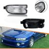 ADIIL Clear Lens LED Front Bumper Signal Side Marker Light Housing For 1999-2001 Subaru Impreza Side Marker Corner Parking Turn Signal Light