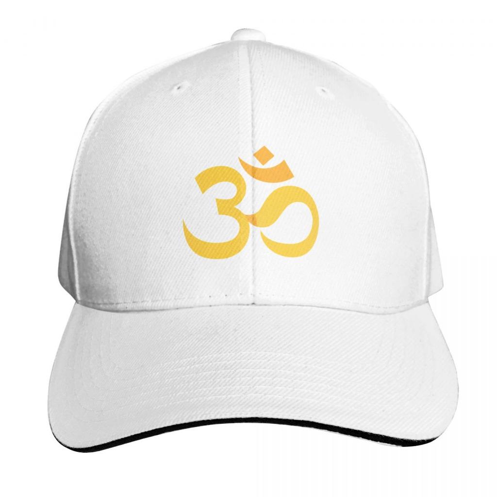 Om Sign Baseball Cap Sunscreen Beach Hat Trucker Hat Designer Cap Unisexs Tennis Womens