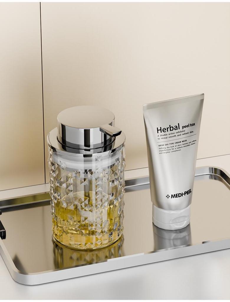 Luxury Lotion Foaming Dispenser with Multi-Functional Desktop Storage