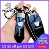 2026 Hot Car Sticker Zinc Alloy Car Smart Remote Key Case Cover Shell Holder Protector For Peugeot 2008 3008 4008 5008 308 408 5