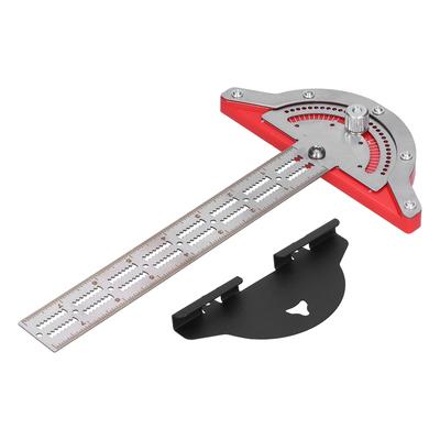 10in Woodworkers Rule Sturdy Clear Scale Precise Wear Resistance with Accessory Measuring Tool