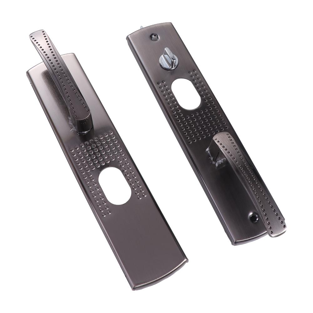 Aluminium Zinc Zinc Alloy Security Door Handle Universal Door Lock Household Hardware Panel Handle  Home