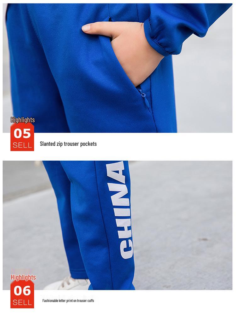 Unisex Parent-Child Martial Arts Sports Set — Spring & Autumn Jacket for Teams & Classes