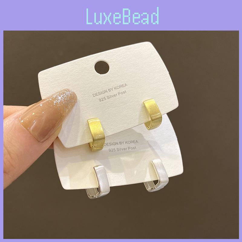 Unikalne i modne geometryczne kolczyki miedziane z wykończeniem piaskowanym