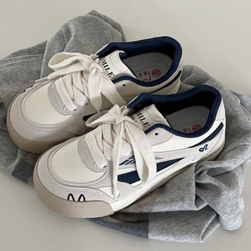 

Модная обувь в кампусном стиле, маленькие белые туфли, новинка осени, универсальные, студенческие, для вечеринок, спортивные, повседневные 35 синий