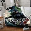 Custom Name Venom Artwork Poster blanket for Couch & Bed, Plush Cozy Fuzzy Blanket Super Soft & Warm Blankets for Fall and Winter. 0908435