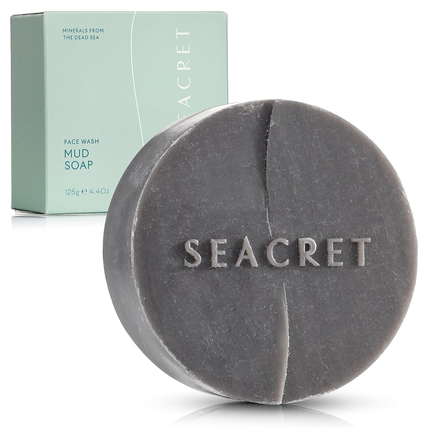 SEACRET Matte Mud Facial Dead Sea Solid Facial 125g Soap, Cleanser, Infusion, Soap, Foam, Skincare,