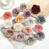 1/2/5Pcs Silk Retro Rose Heads Artificial Flower Decor Wedding Bridal Hairdress Home Party Decoration Fake Flower Wall Accessory