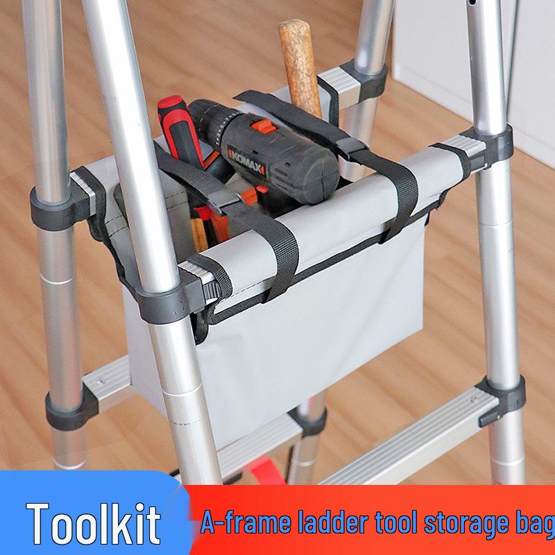 Teleskopleiter A-Gestell Werkzeugtasche für Elektriker & Reparaturen - Ausziehleiter Spezialtasche