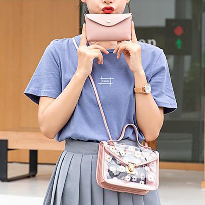 Daisy Single Shoulder Bag Fashion Women's Bag Transparent Jelly Bag Handbag