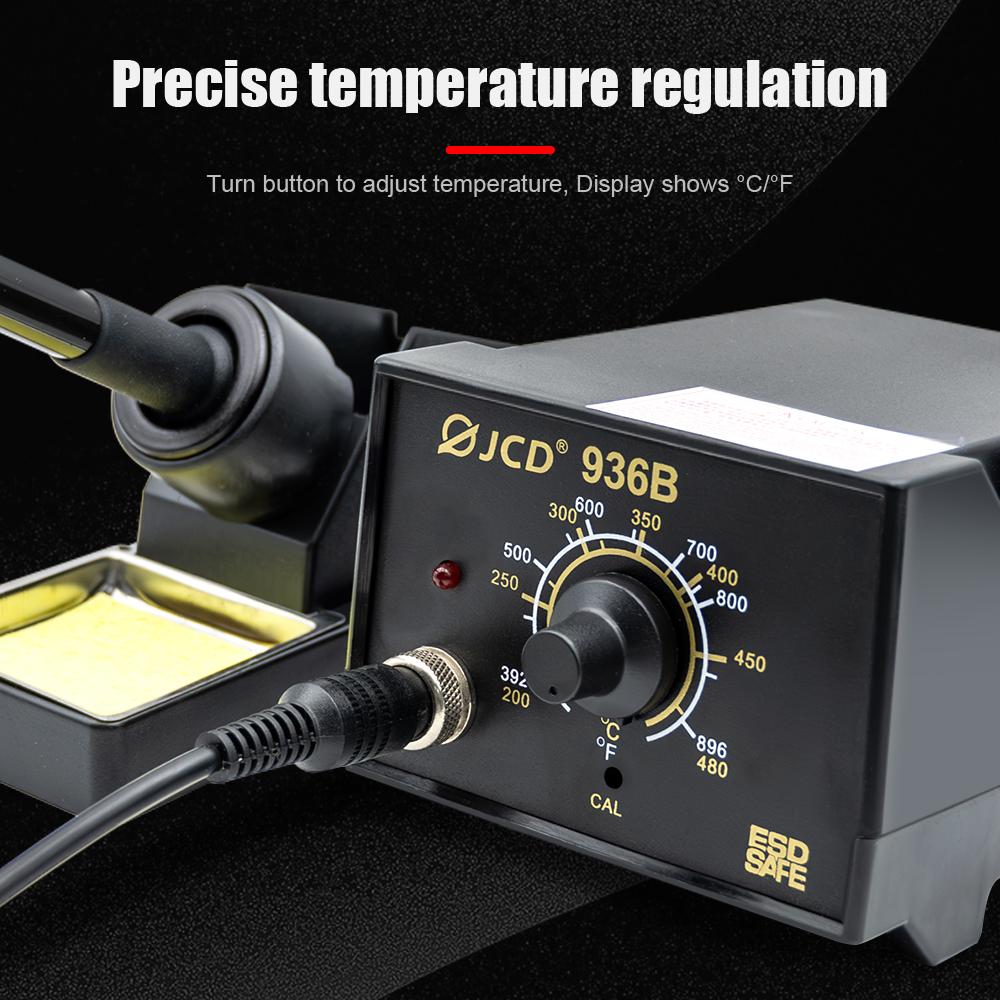 JCD 936B 220V Anti Static Electric Welding Hine Lead Free Temperature Controlled Station Rework Soldering Iron