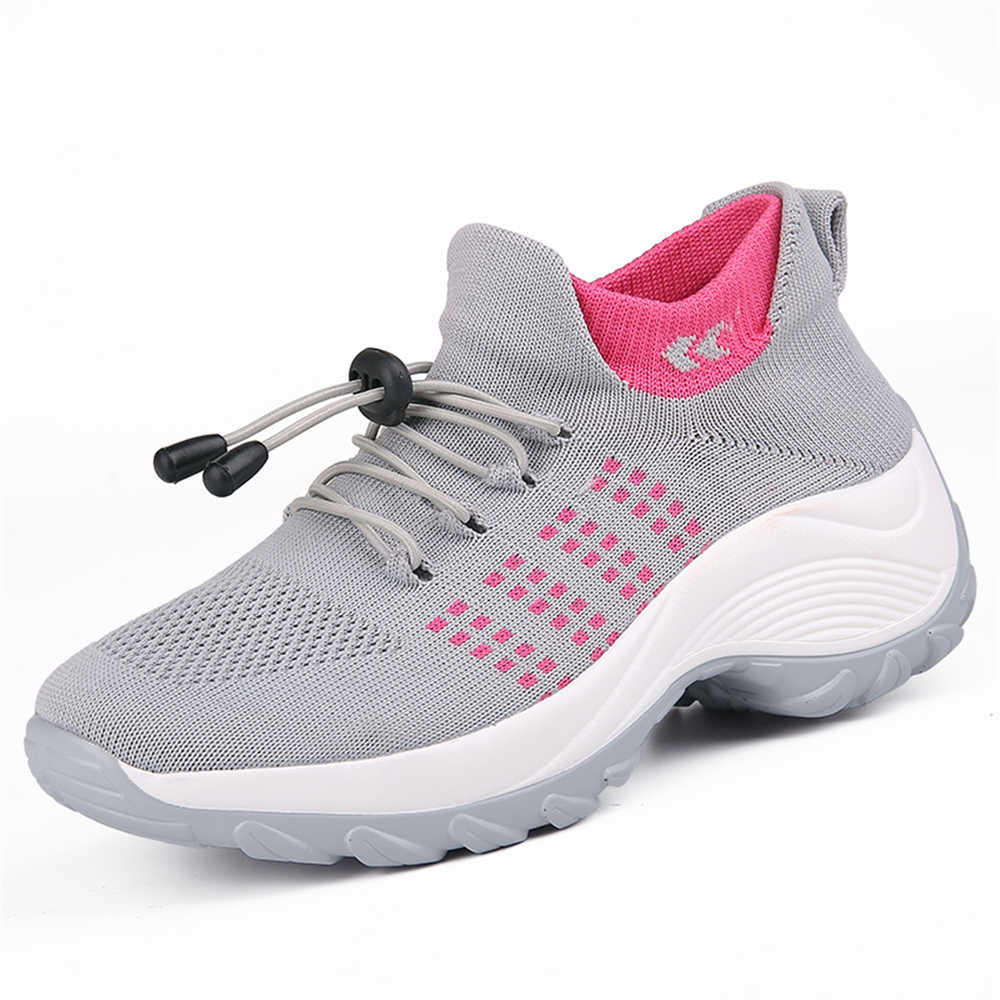 Fashion Stocking Extra Large Sizes Home Loafers Women Sneakers Original Woman Flat Shoes Sport High-tech Tenisky Krasovki Choes